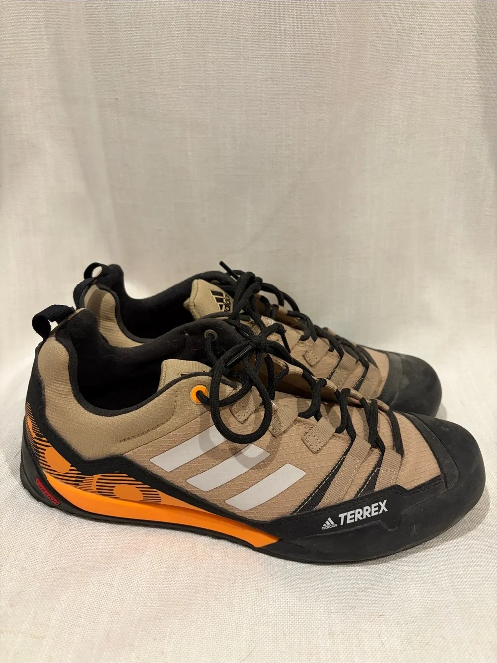Adidas Men’s Black, Tan and Orange Terrex Shoes